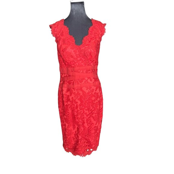 Tadashi Shoji Lace Bodycon Cocktail Dress  Size 6 - Picture 6 of 8